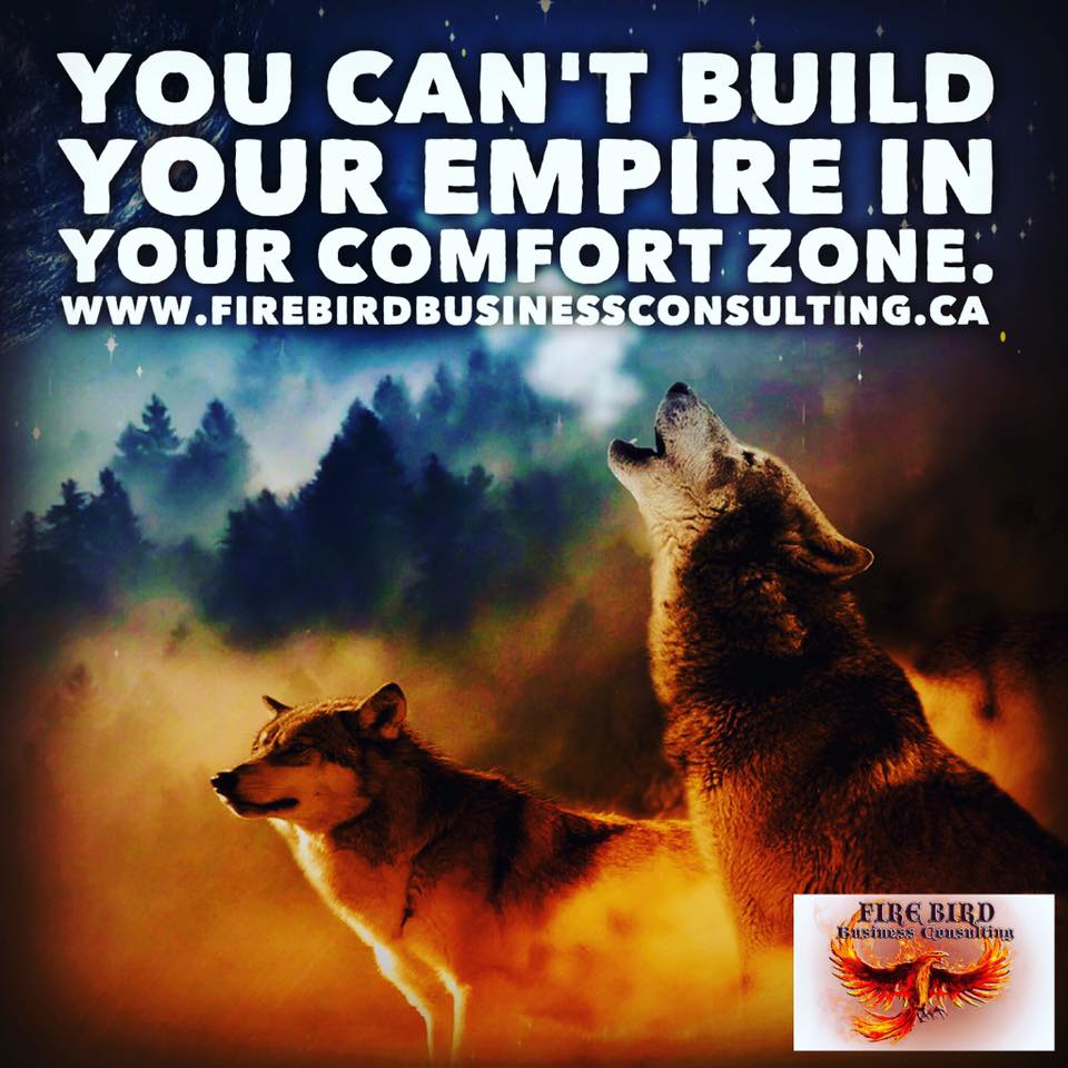 You can’t build your empire in your comfort zone – Firebird Business Consulting Ltd – Saskatchewan – Canada